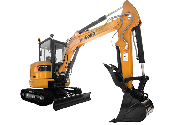 dimensions of liugong excavators