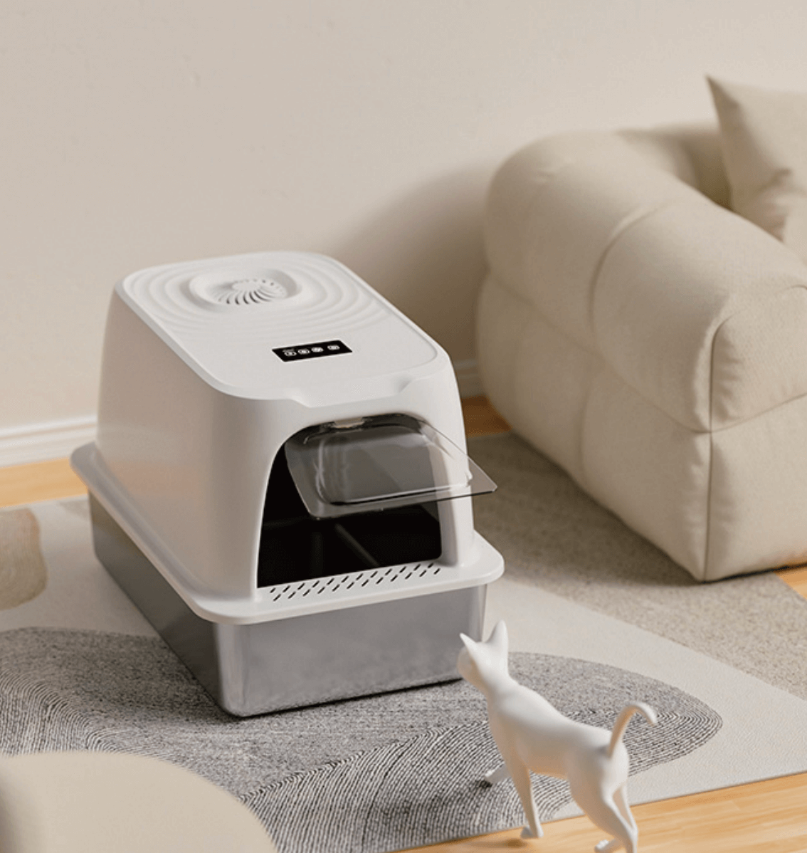 abiztime cat litter box