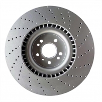 Front Slotted and Dimpled Brake Discs for Benz